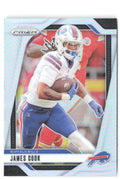 James Cook Panini Prizm - Silver 29 2024 Buffalo Bills