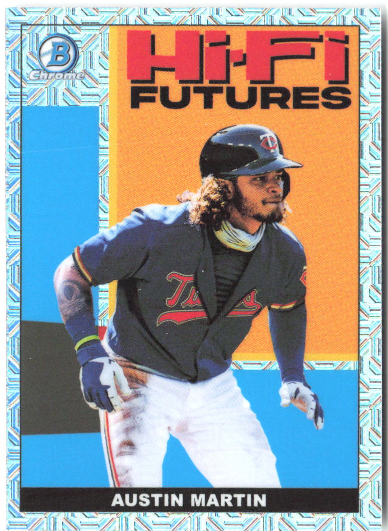 Austin Martin Bowman Hi-Fi Futures Mojo Refractors HIFI-10 2022 Minnesota Twins