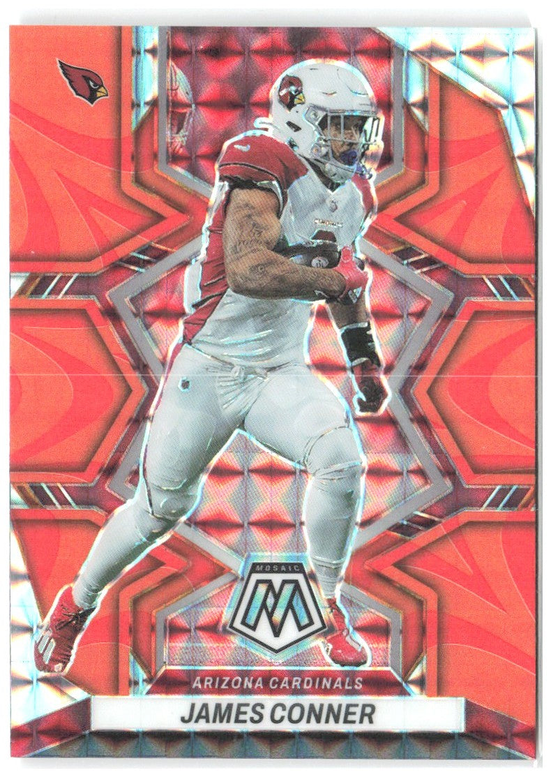 James Conner Panini Mosaic - Mosaic Reactive Orange 201 2022 Arizona Cardinals