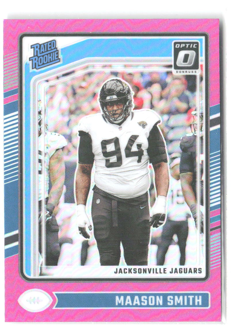 Maason Smith Donruss Optic - Pink 269 2024 Jacksonville Jaguars