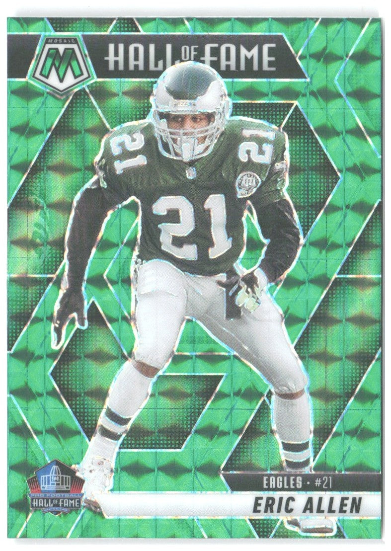 Eric Allen Panini Mosaic - Mosaic Green 295 2025 Philadelphia Eagles