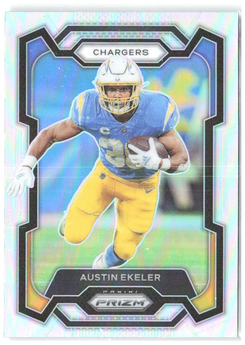 Austin Ekeler Panini Prizm - Silver 153 2023 Los Angeles Chargers