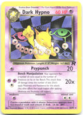 Dark Hypno 26 Unlimited Rare Team Rocket 26/82 MP Kagemaru Himeno