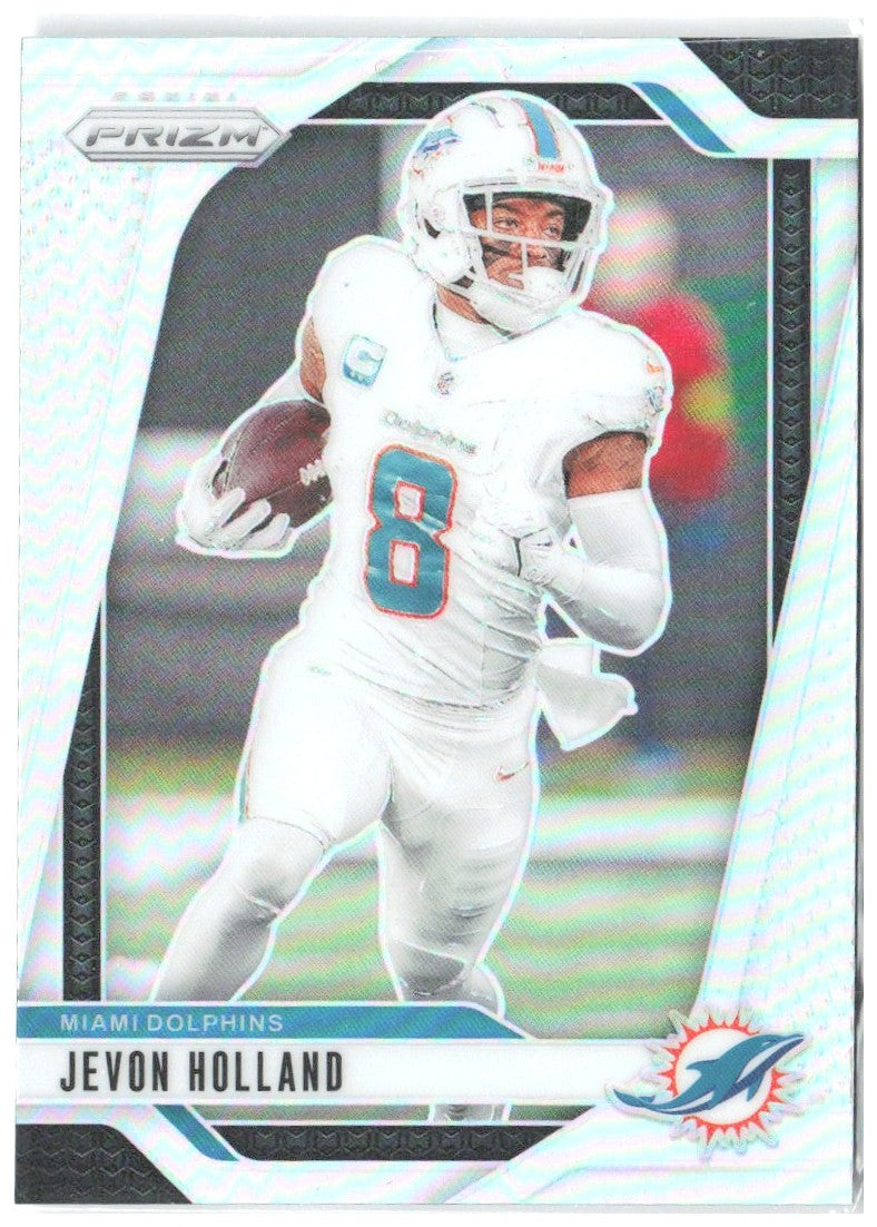 Jevon Holland Panini Prizm - Silver 180 2024 Miami Dolphins