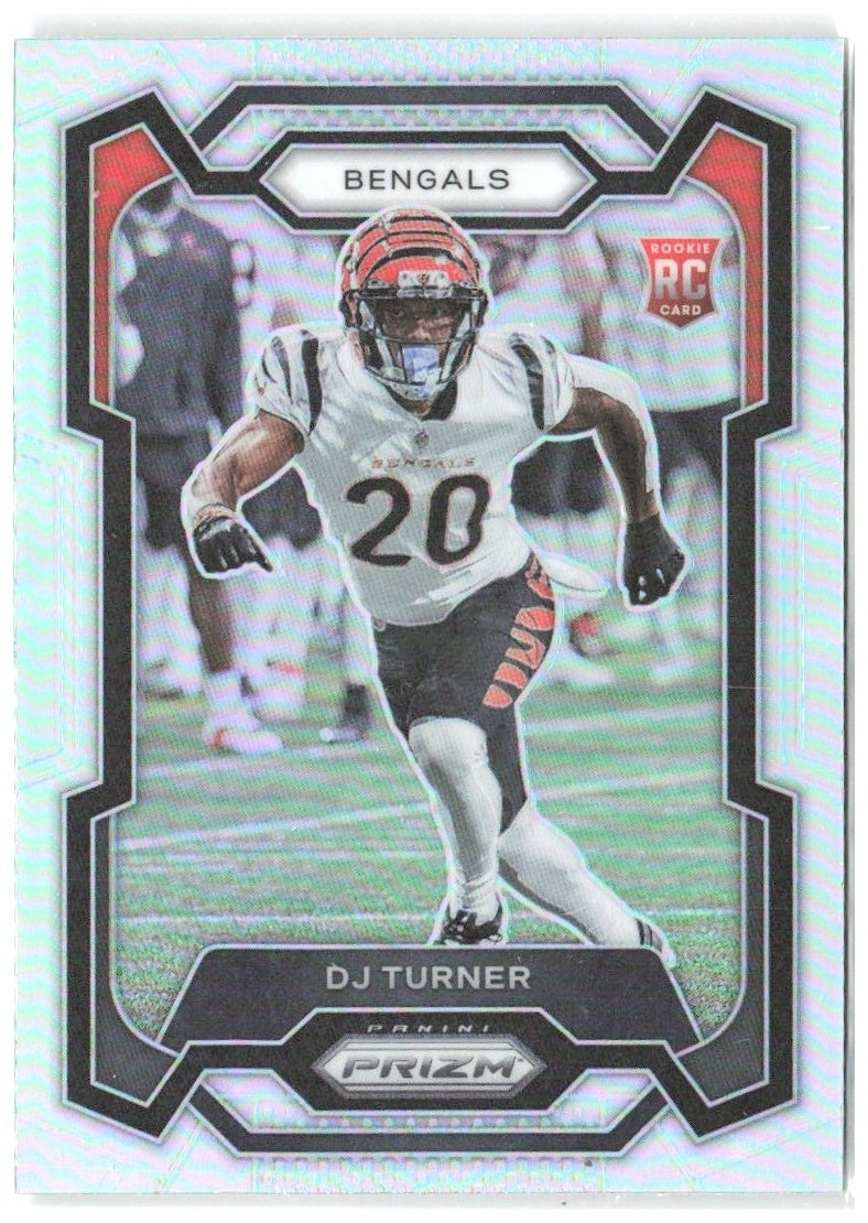 DJ Turner Panini Prizm - Silver 319 2023 Cincinnati Bengals