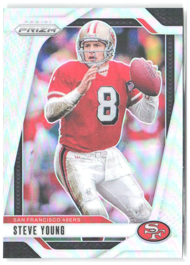 Steve Young Panini Prizm - Silver 256 2024 San Francisco 49ers