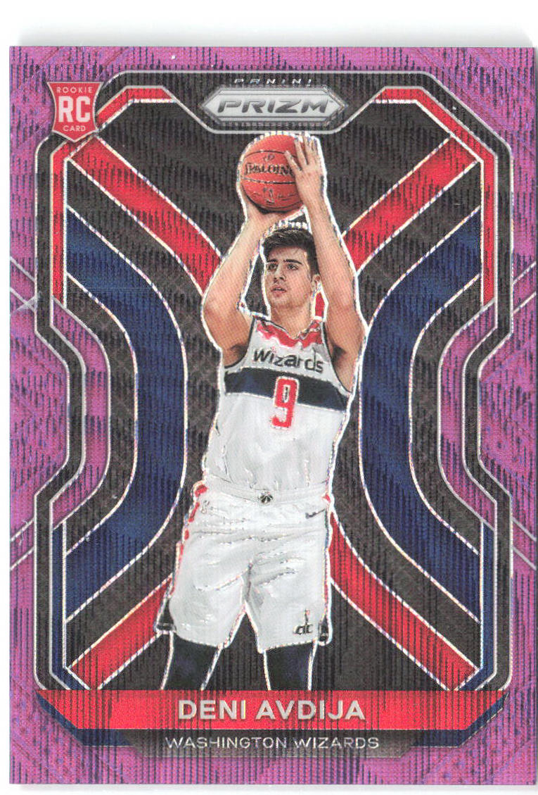 Deni Avdija Panini Prizm - Purple Wave Prizms 290 2020-21 Washington Wizards