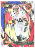 Sam Hubbard Panini Select - Red & Blue Prizm Shock 292 2024 Cincinnati Bengals