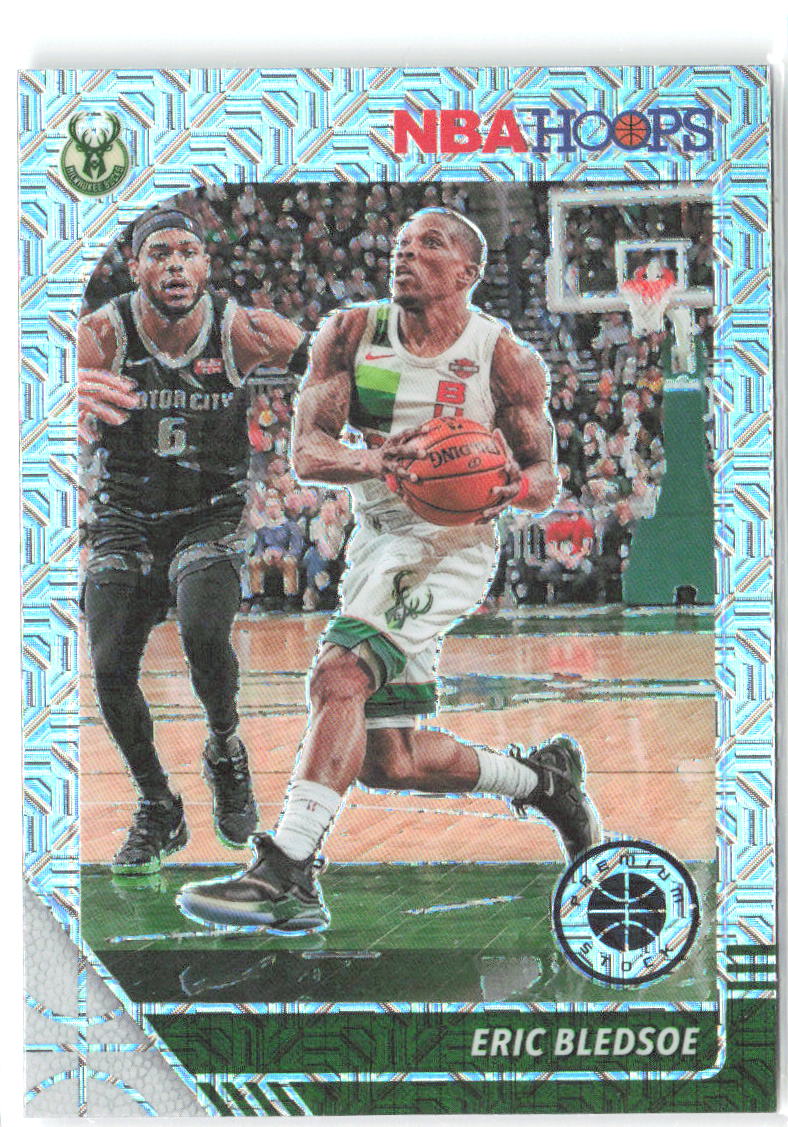 Eric Bledsoe Hoops Premium Stock Prizms Silver Mojo 103 2019-20 Milwaukee Bucks