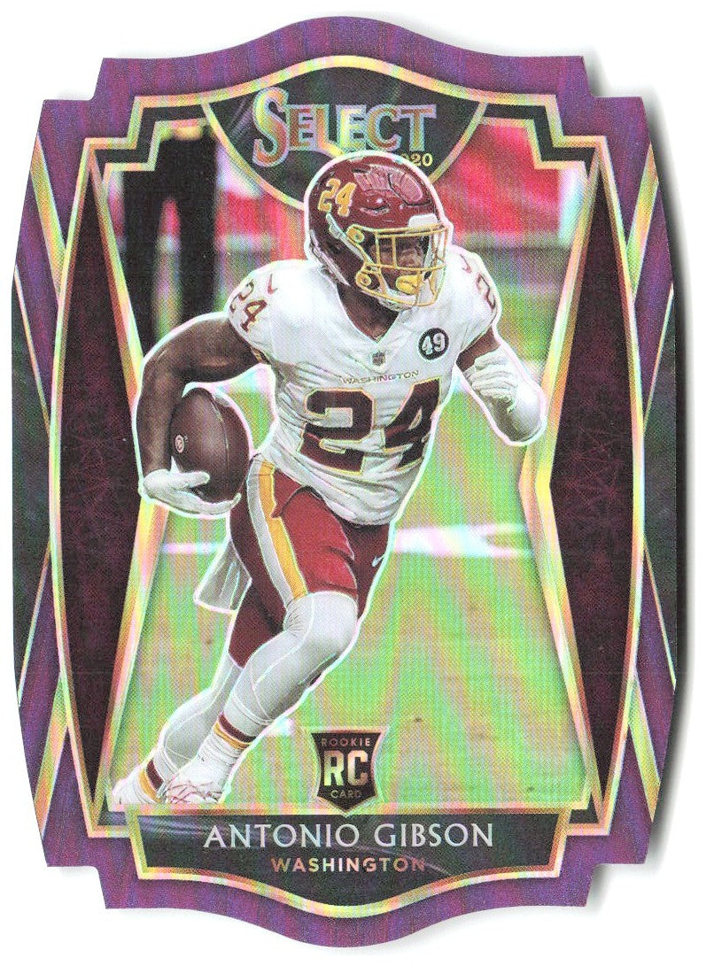 Antonio Gibson Select - Purple Prizm Die Cut 172 2020 Washington Football Team