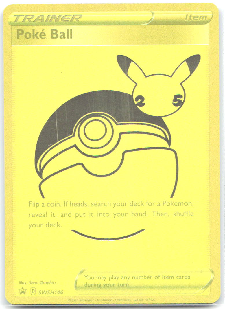 Poke Ball Holo Promo SWSH: Sword & Shield Promo Cards SWSH146 NM 5ban Graphics