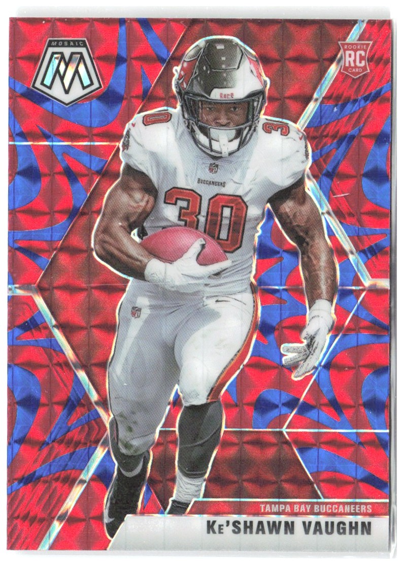 Ke'Shawn Vaughn Panini Mosaic - Prizm 228 2020 Tampa Bay Buccaneers
