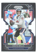 Davis Mills Panini Chronicles - Prizm Black Silver PB-15 2021 Houston Texans