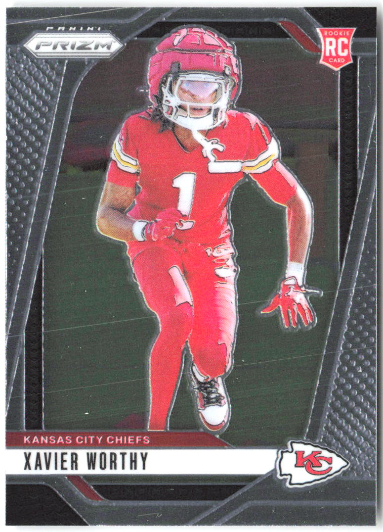 Xavier Worthy Panini Prizm 399 2024 Kansas City Chiefs RC