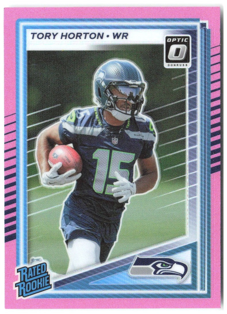 Tory Horton Donruss - Optic Rated Rookies Preview Pink 388 2025 Seattle Seahawks