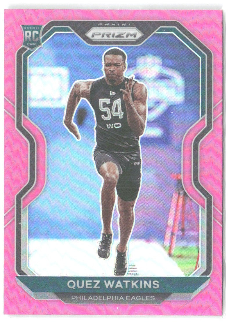 Quez Watkins Panini Prizm - Prizm Pink 344 2020 Philadelphia Eagles