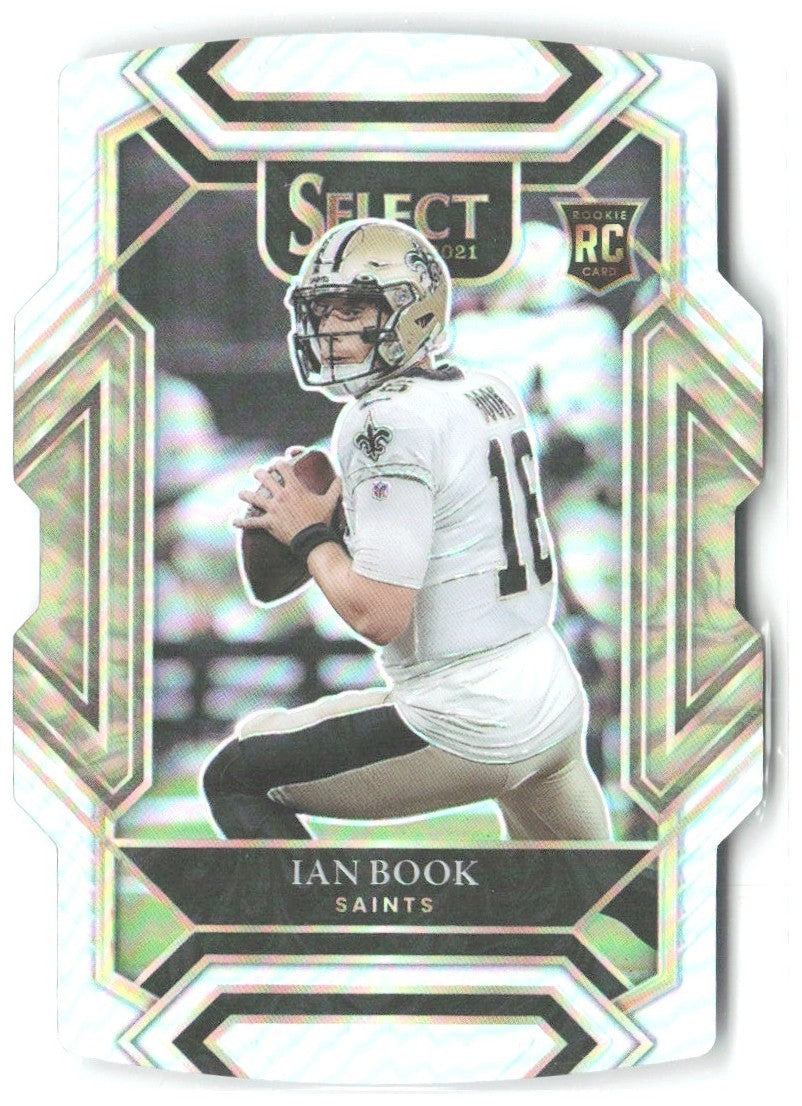 Ian Book Panini Select - Silver Prizm Die Cut 279 2021 New Orleans Saints