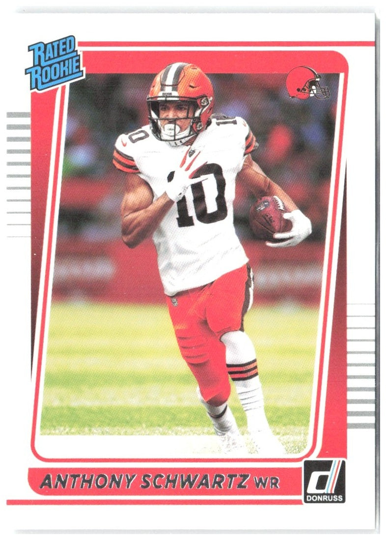 Anthony Schwartz Donruss 282 2021 Cleveland Browns RC