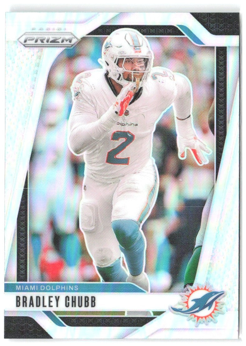 Bradley Chubb Panini Prizm - Silver 181 2024 Miami Dolphins