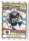 Brock Bowers Donruss - Action-All Pros AAP-BBO 2025 Las Vegas Raiders