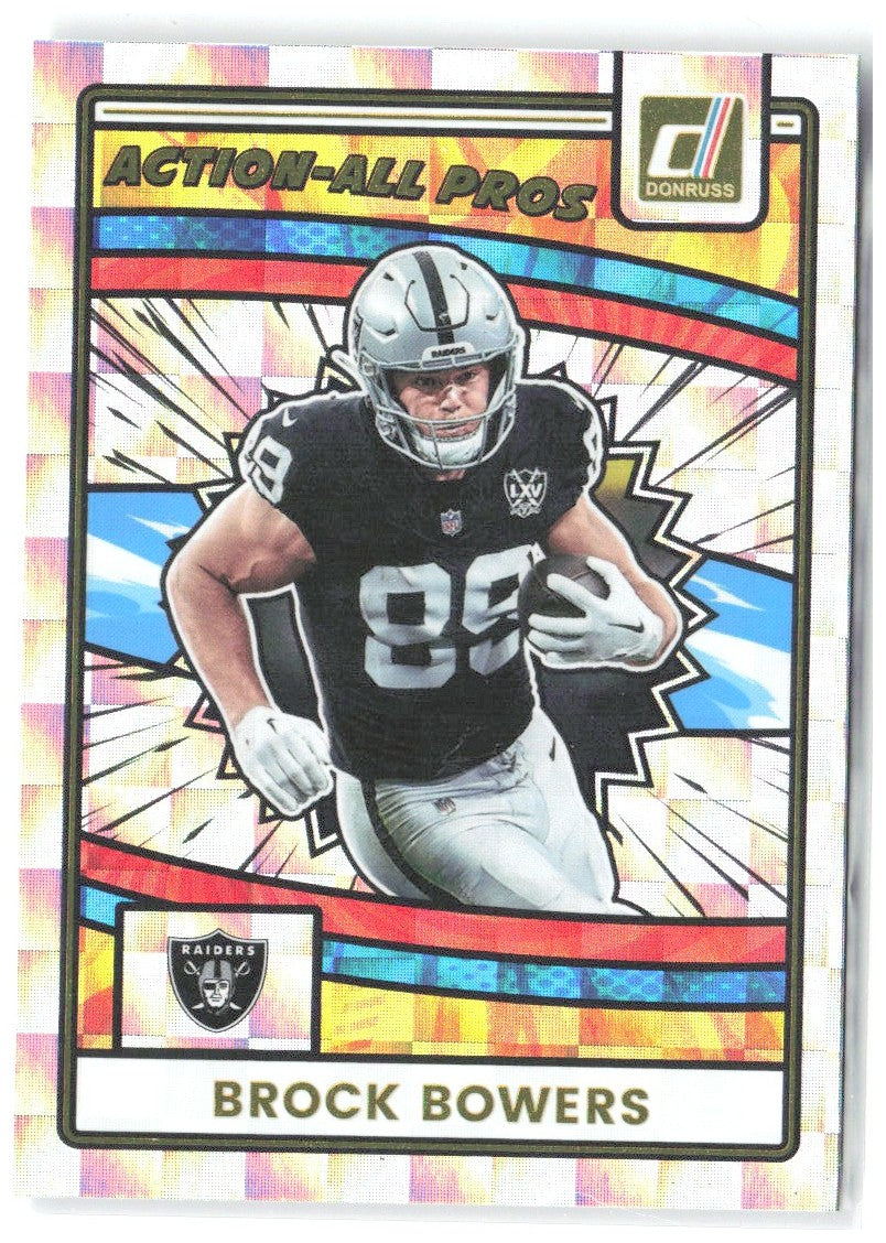 Brock Bowers Donruss - Action-All Pros AAP-BBO 2025 Las Vegas Raiders
