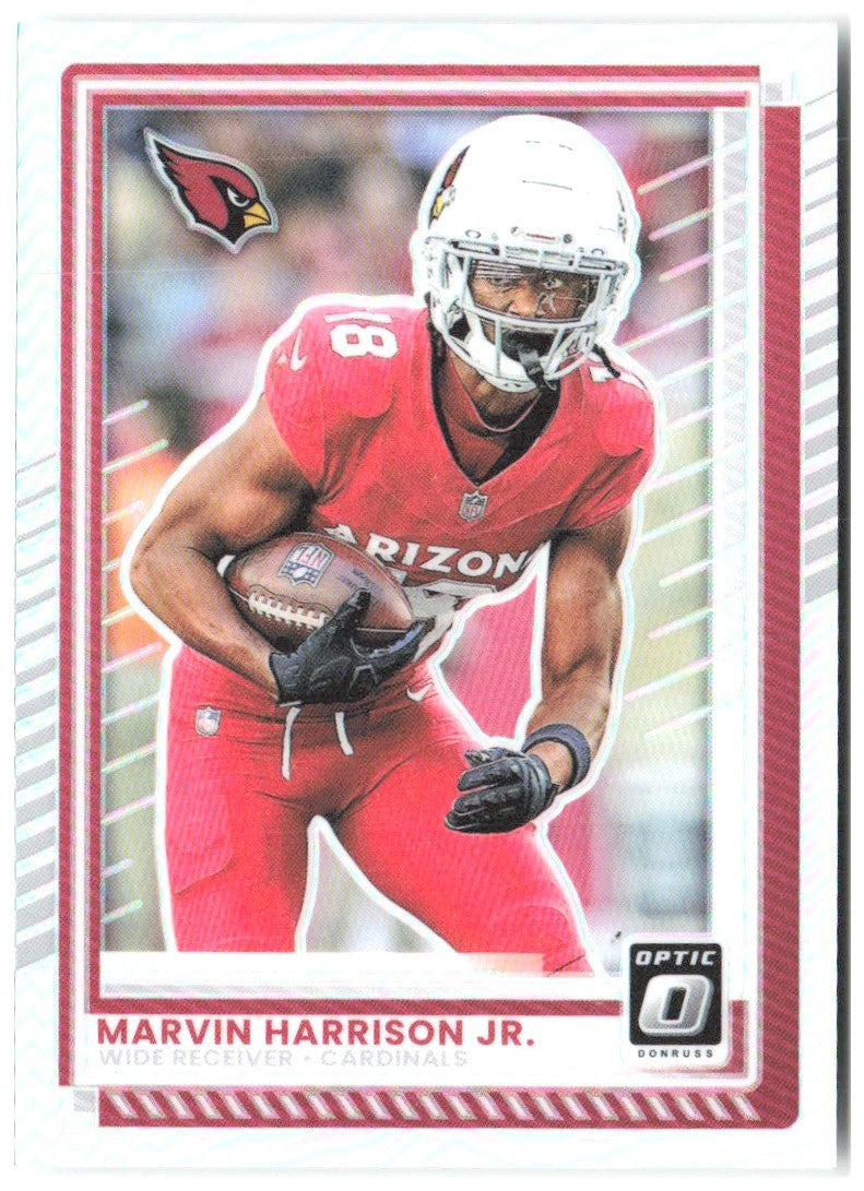 Marvin Harrison Jr. Donruss Optic - Holo 191 2025 Arizona Cardinals