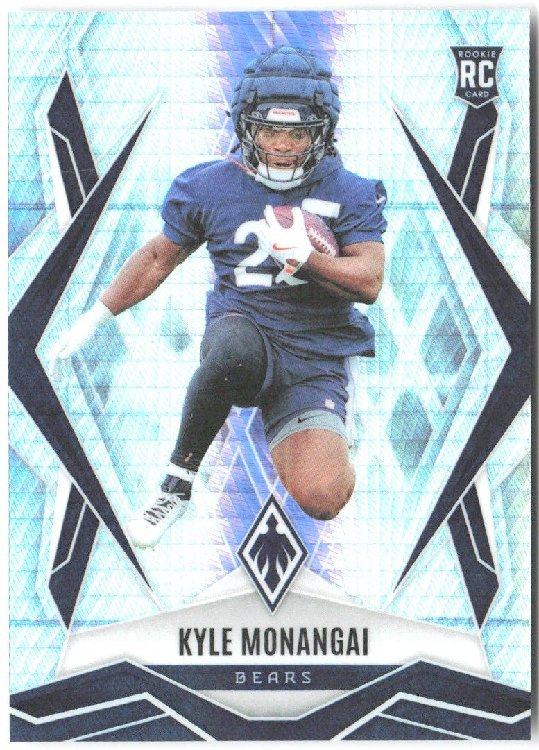 Kyle Monangai Panini Phoenix - Silver Hyper Prizm 249 2025 Chicago Bears