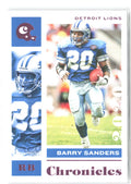 Barry Sanders Panini Chronicles - Pink 33 2020 Detroit Lions