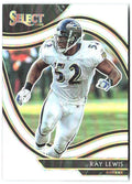 Ray Lewis Panini Select - Silver Prizm 318 2020 Baltimore Ravens