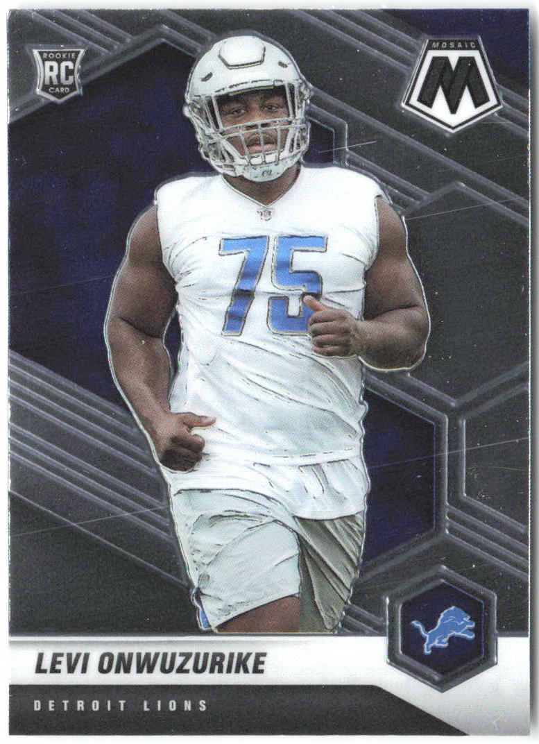 Levi Onwuzurike Panini Mosaic 359 2021 Detroit Lions RC