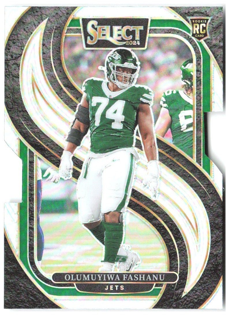 Olumuyiwa Fashanu Panini Select - Silver Prizm Die Cut 192 2024 New York Jets