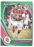 Jalen Hurts Panini Prizm Draft Picks - Green 32 2021 Oklahoma Sooners