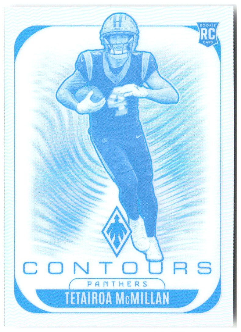 Tetairoa McMillan Panini Phoenix - Contours 5 2025 Carolina Panthers