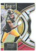 Diontae Johnson Select - Black and Red Prizms Die Cuts 124 2023 Steelers