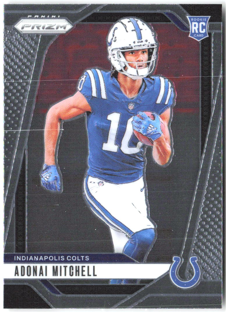 Adonai Mitchell Panini Prizm 303 2024 Indianapolis Colts RC