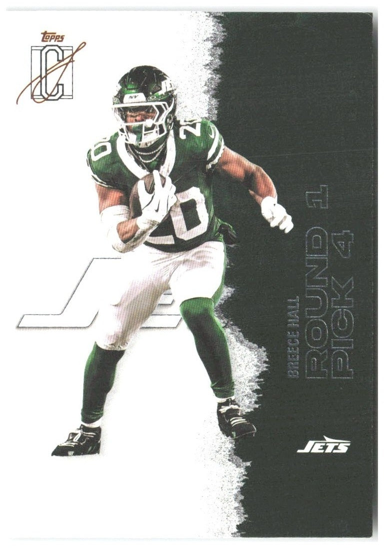 Breece Hall Topps Signature Class 92 2025 New York Jets