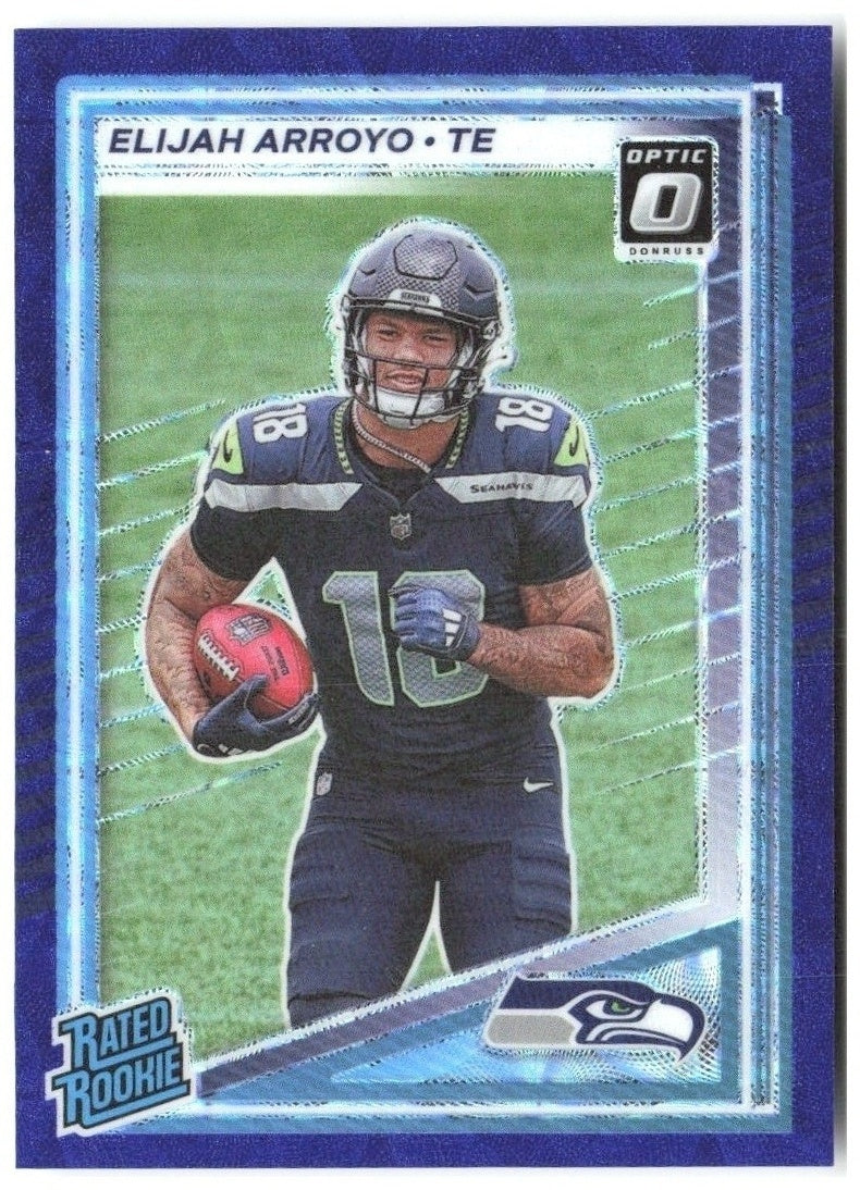 Elijah Arroyo Donruss - Optic Rated Rookies Blue Scope 317 2025 Seattle Seahawks