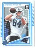 Mitchell Evans Donruss Optic - Holo 254 2025 Carolina Panthers