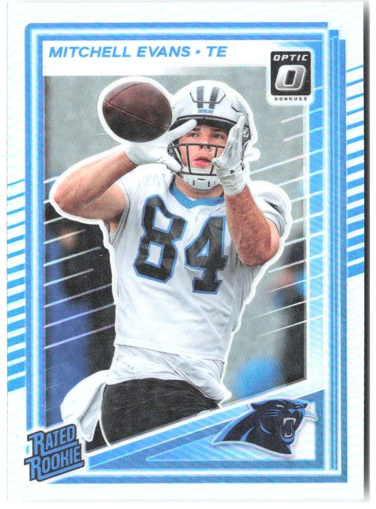 Mitchell Evans Donruss Optic - Holo 254 2025 Carolina Panthers