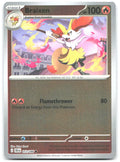 Braixen Reverse Holo Common ME04 Chaos Rising 012/086 NM Taiga Kasai