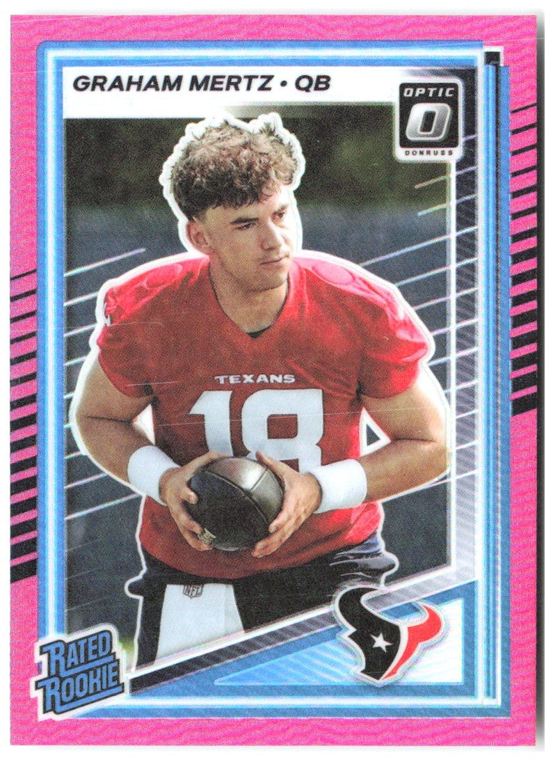 Graham Mertz Donruss Optic - Pink 259 2025 Houston Texans