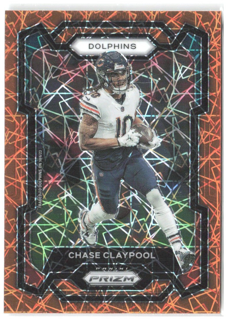 Chase Claypool Panini Prizm - Lazer 46 2023 Miami Dolphins