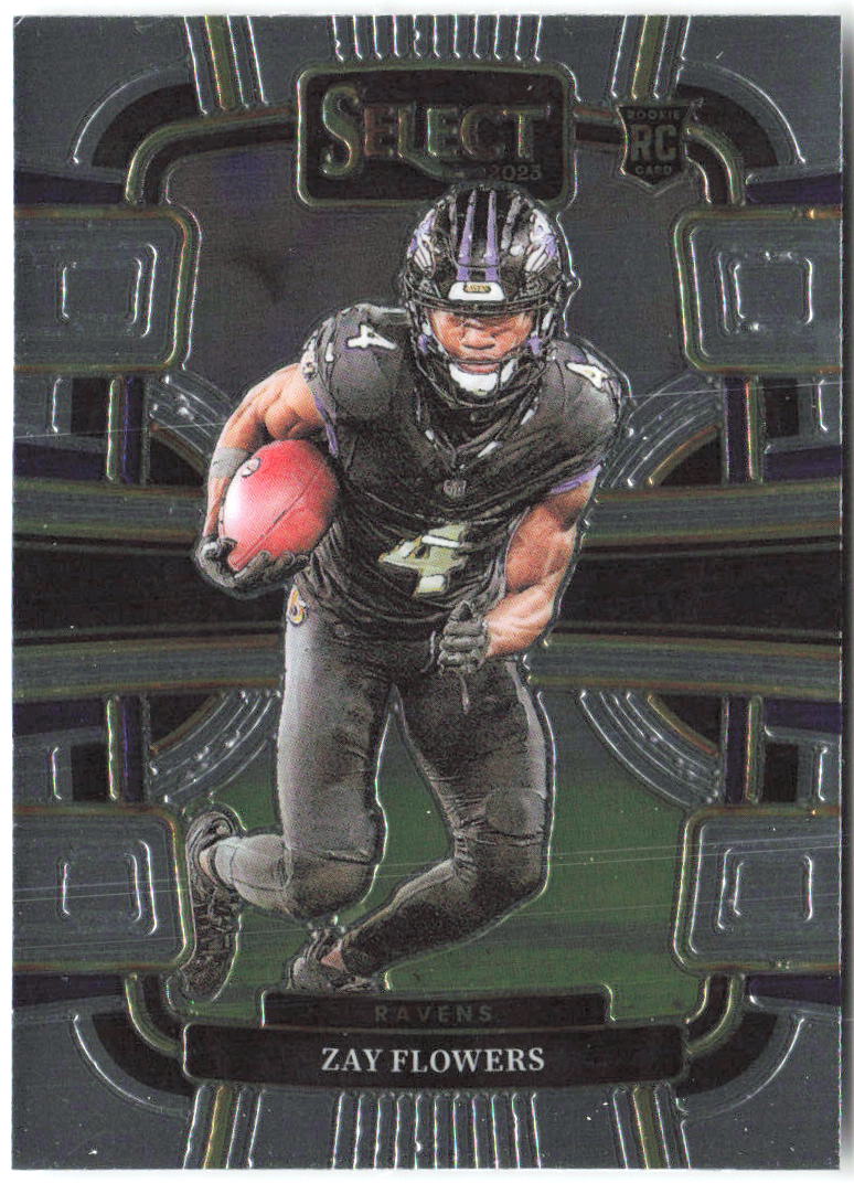 Zay Flowers Panini Select 8 2023 Baltimore Ravens RC