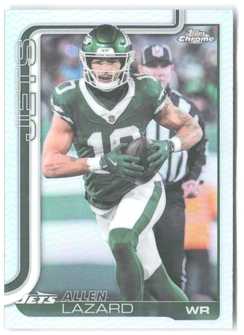 Allen Lazard Topps Chrome - Refractor 236 2025 New York Jets