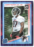 James Pearce Jr. Donruss Optic - Purple Shock 240 2025 Atlanta Falcons