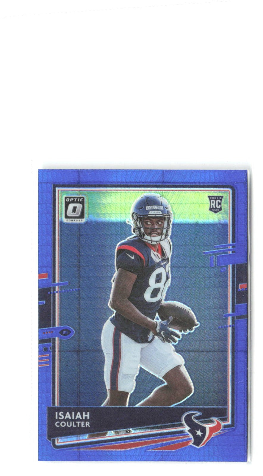 Isaiah Coulter Donruss Optic - Blue Hyper 132 2020 Houston Texans