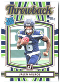 Jalen Milroe Donruss - Rated Rookies Throwback 18 2025 Seattle Seahawks