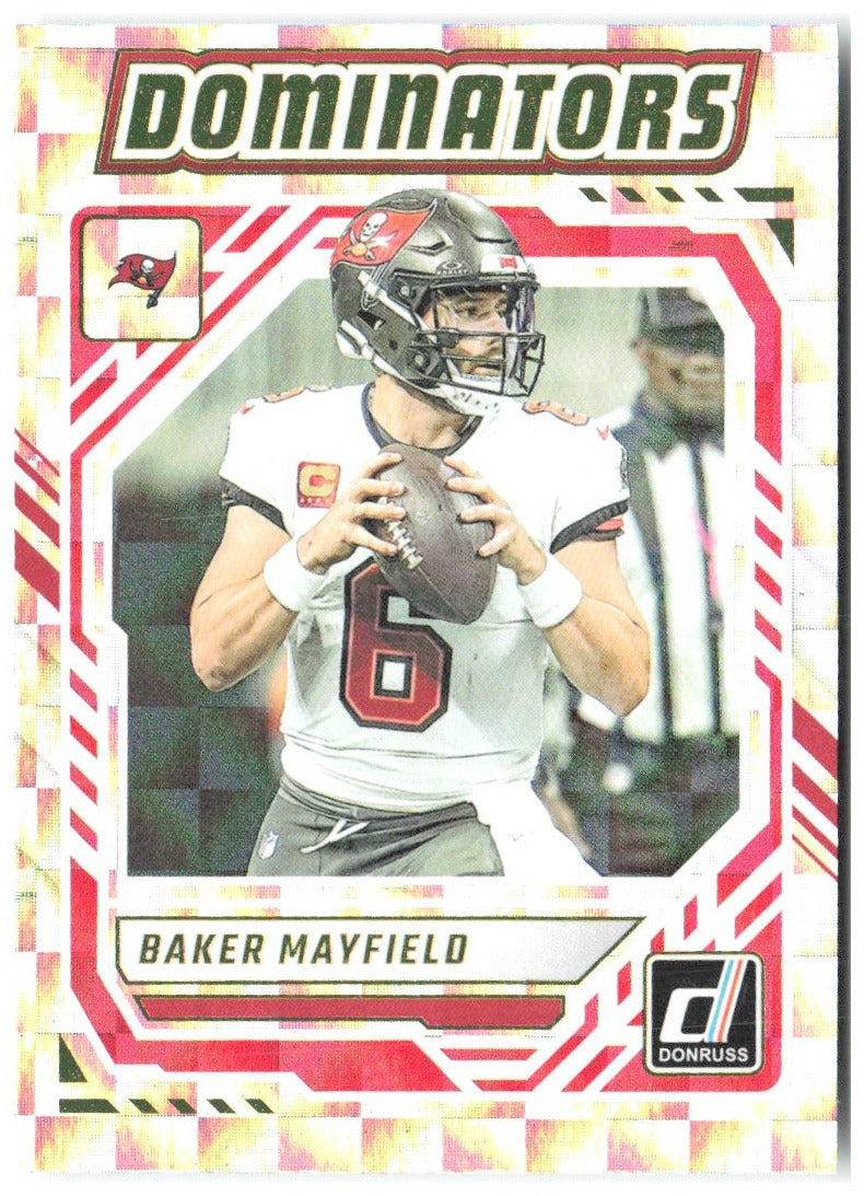 Baker Mayfield Donruss - Dominators DOM-BMD 2025 Tampa Bay Buccaneers