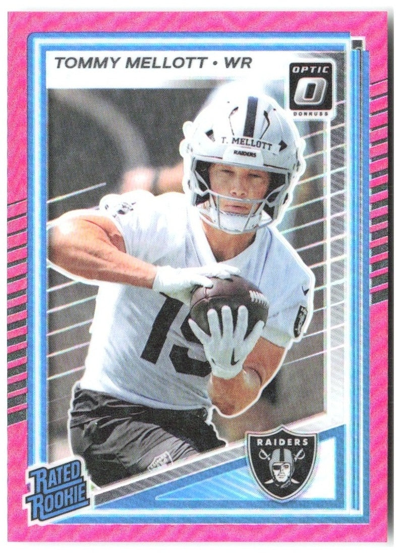 Tommy Mellott Donruss Optic - Pink 299 2025 Las Vegas Raiders