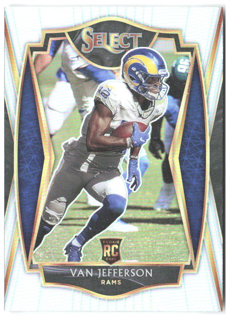 Van Jefferson Panini Select - Silver Prizm 171 2020 Los Angeles Rams